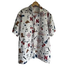 Nashville Sounds Nash Vegas White Baseball Hawaiian style Shirt MiLB XL